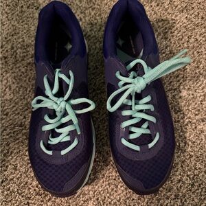 Specialized Women's Dark Purple and Light Blue Cycling Shoes